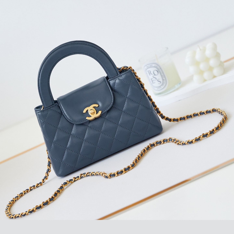 Ch*el top handle bags